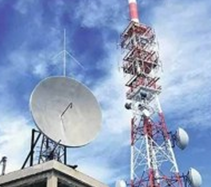 Crew securing tower cables