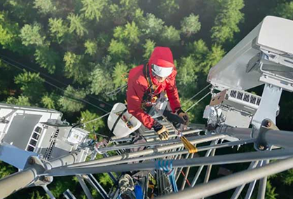 Tower maintenance crew